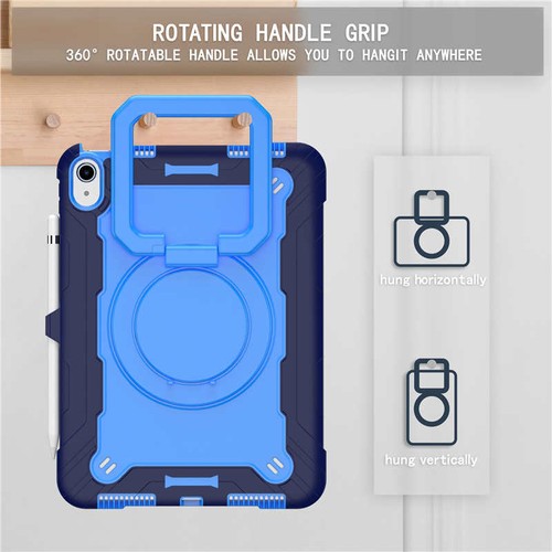 Für iPad 11/10. Gen 10,9" 2025 stoßfeste Panzerung 360° drehbarer Ständer Hülle Cover - Bild 81 von 116