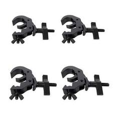 4 Prox Self-Locking Clamps Black Fits Stage Lighting 2" Truss Pipe