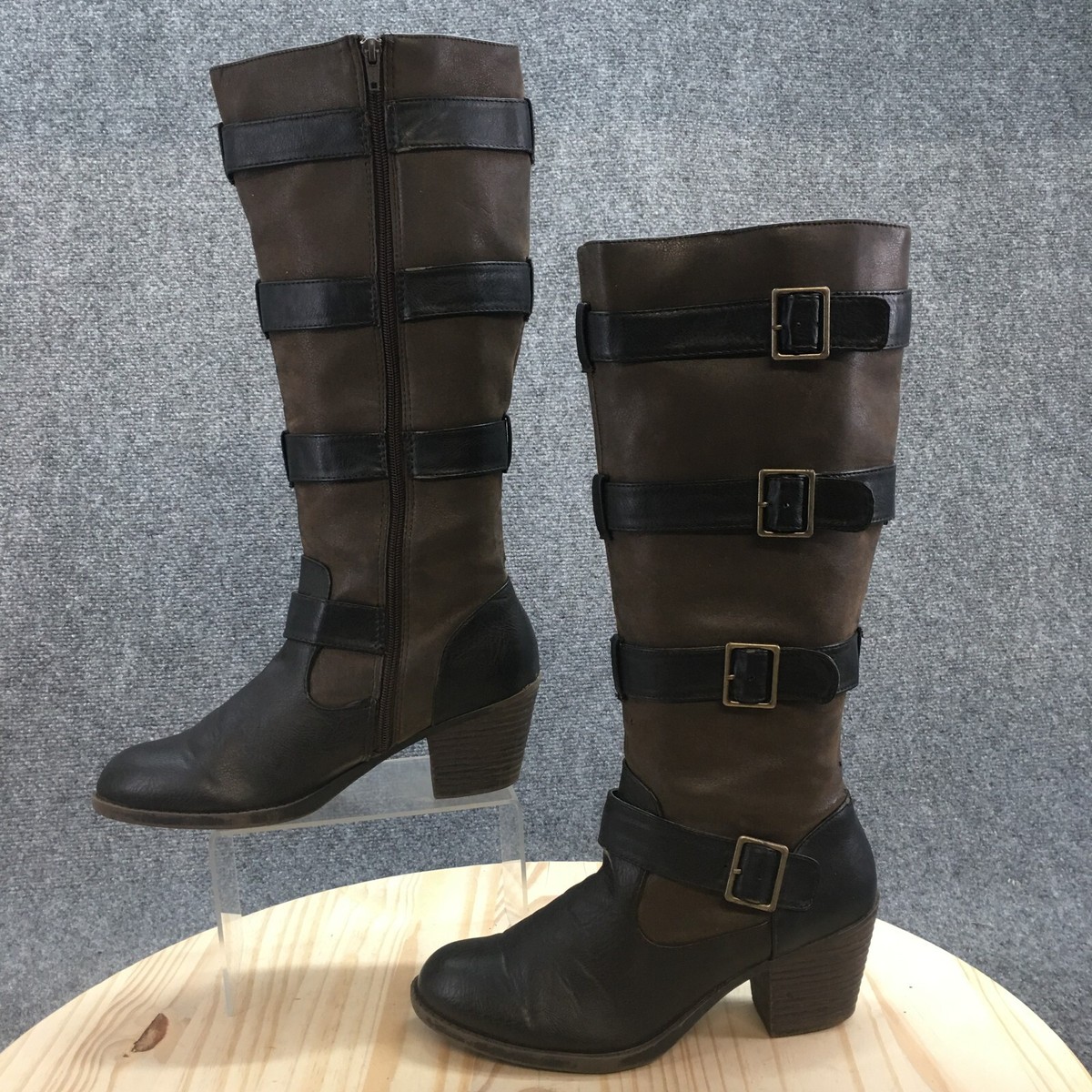 Croft&Barrow Boots Womens M Waverly Knee High Tall Riding