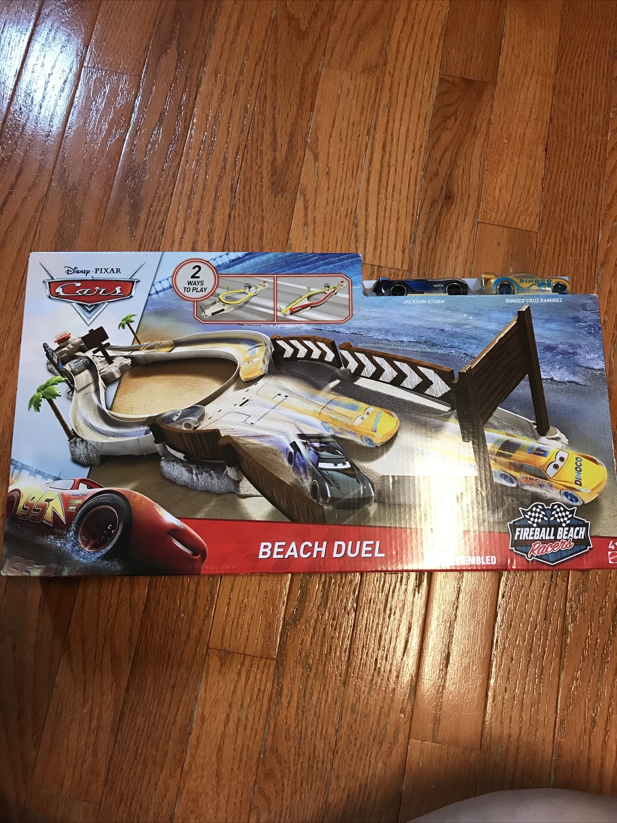 disney pixar cars fireball beach racers beach duel playset