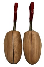 Vintage Sz 5 ROCHESTER NY Shoe Tree Travel Keeper FLORSHEIM Red Cedar Patent 