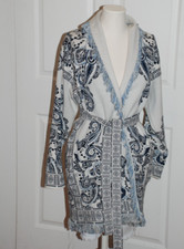 NWT Chico's Shawl Fringe Belted Cardigan Jacket Sweater  Size 1