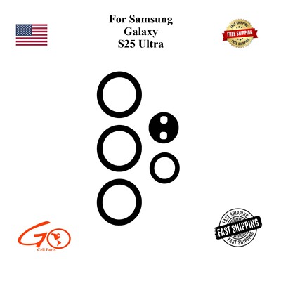 Back Camera Lens Glass Only Replacement for Samsung Galaxy S25 Ultra S938