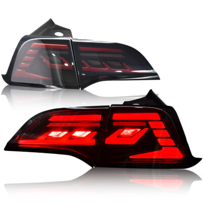 LED Tail Lights For Tesla Model 3 Model Y 2017 18-22 StartUp Animation Rear Lamp