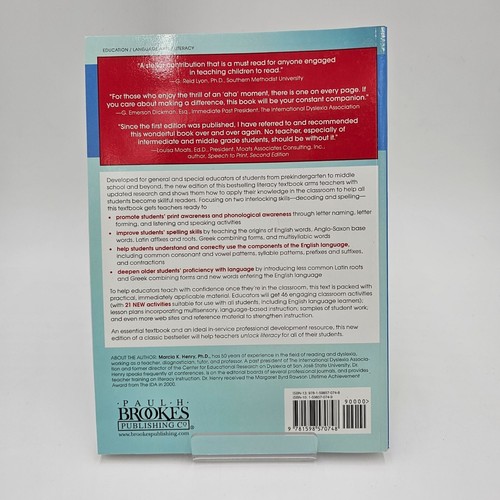 Unlocking Literacy: Effective Decoding & Spelling Instruction 2nd Edition NEW - Picture 2 of 12