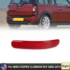 Red Lens Rear Bumper Reflector Right Pair For Mini Cooper Clubman R55 08-14