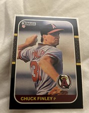 1987 Donruss Chuck Finley  Rookie 407 California Angels