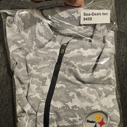 Cutter & Buck Jacket Mens Extra Large Gray Pittsburgh Steelers Quarter-Zip - Picture 6 of 7