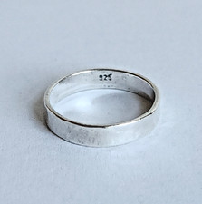 Sterling Silver Wedding Band Ring Size 6.5 1.7g Stamped 925