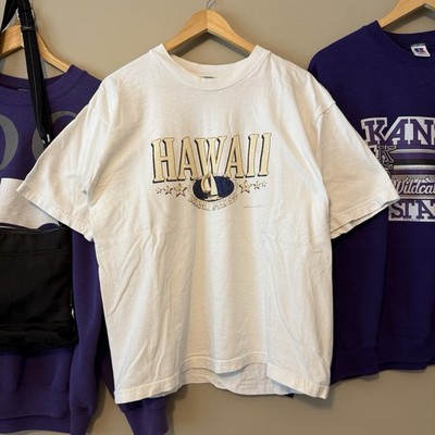 VTG 1990s Hawaii Aloha State T Shirt XL Single Stitch Made USA Graphic Tee