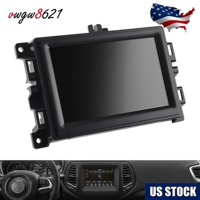 7'' LCD Touch Screen w/ Frame For 2020 Jeep Compass Radio Navigation Replace NEW
