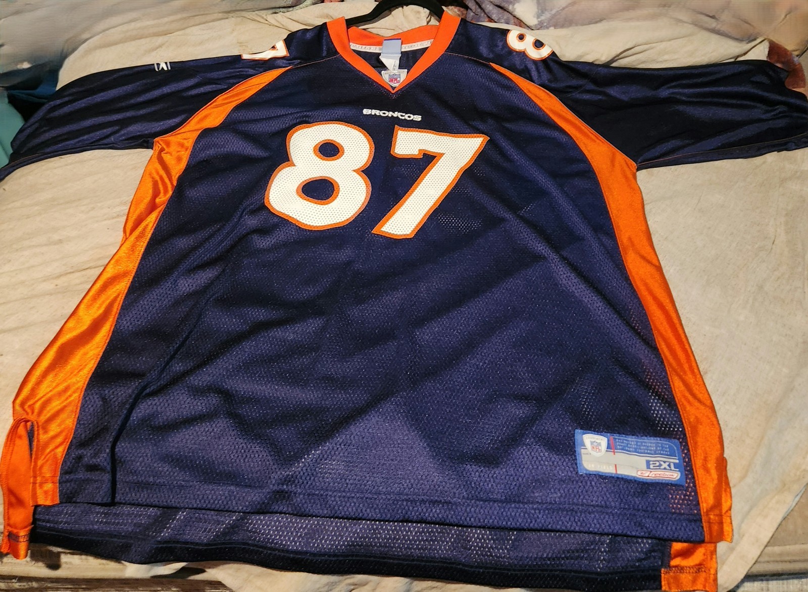 Ed McCaffrey #87 Denver Broncos Reebok NFL Jersey Size Men's 2XL