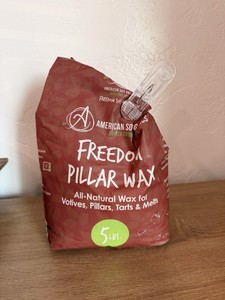 American Soy Organics Freedom Pillar Soy Wax 3.1 lbs