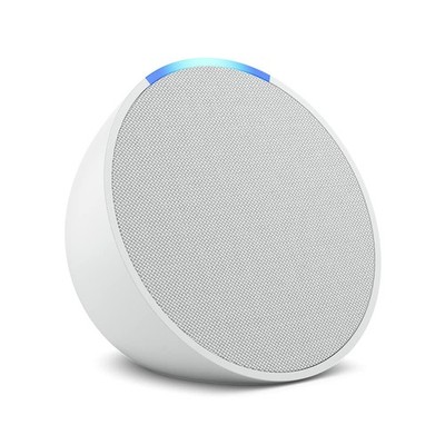 Amazon Echo Pop (newest model) Designed for Alexa+, Glacier White