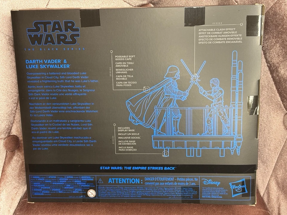 Star Wars Black Series Luke And Darth Vader Empire Strikes Back 2 Pack IN HAND - Image 2 of 4