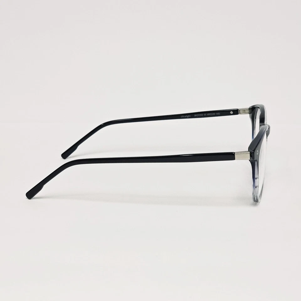 Gafas redondas ultraligeras unisex Moleskine MO1190 en cristal azul fundido | 49 mm Foto 4 de 4