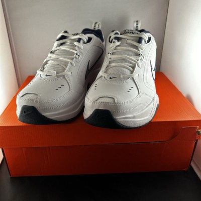 Size 10 - Nike Air Monarch IV White Navy