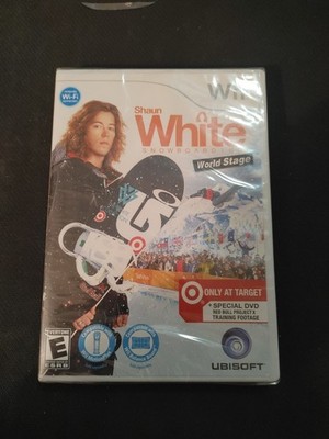 Shaun White Snowboarding World Stage Target Edition with DVD WII NEW SEALED Rare