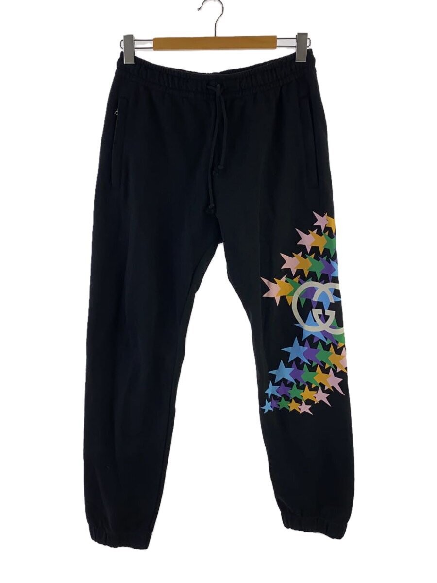 GUCCI Black Cotton M Sweatpants Style 663246