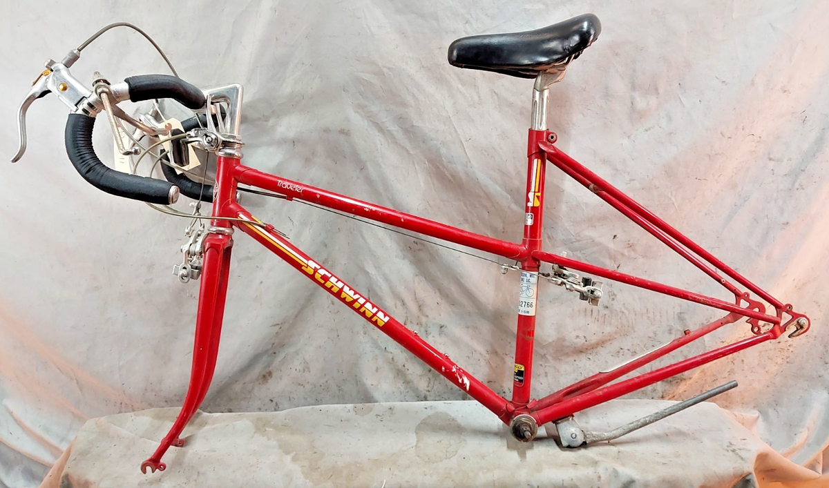 1983 Schwinn Traveler VTG Bike Frame Set X-Small 49cm Lugged 4130