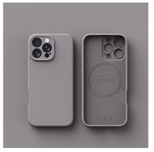 Image of Luxury Liquid Silicone MagSafe Case for iPhone 12-17 Series Wireless Charging