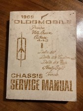 1969 Oldsmobile Chassis Service Manual Cutlass Delta 88 98 442 Toronado Vista Cr 1969 Oldsmobile Chassis Service Manual Cutlass Delta 88 98 442 Toronado Vista Cr
