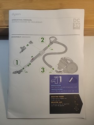 Dyson DC39 Owner s Manual + Quick Start Guide OEM Booklet Set /Story Of Dyson