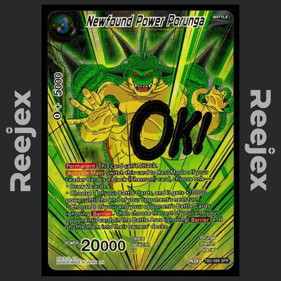 Newfound Power Porunga - TB3-066 - SPR - Clash of Fates - Dragon Ball S - NM/M