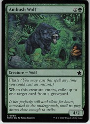Ambush Wolf 98 Foundations Foil