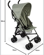 Image of Red Kite Push Me 2U Lightweight Stroller Pushchair Sage Green NEW