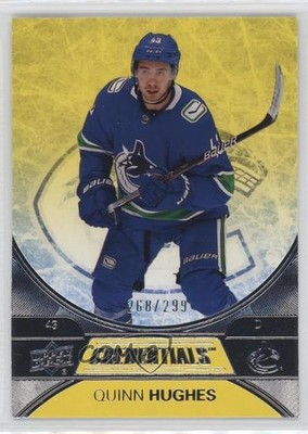 2021-22 Upper Deck Credentials Yellow 268/299 Quinn Hughes #48 z7j