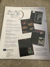 Creative Memories Black Ruled Scrapbook Pages 8 1/2" x 11" 5 sheets NEW NIP