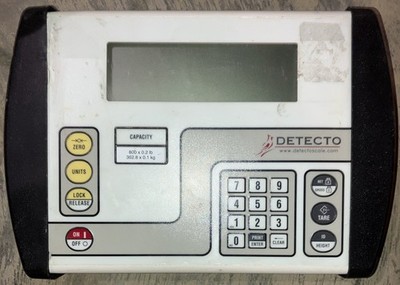 Detecto Cardinal 758C Digital Weight Indicator TESTED (NO PSU/CABLES)