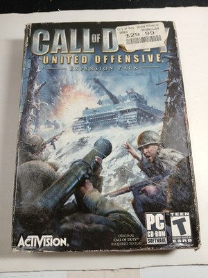 Vintage-Call of Duty PC CD ROM Game 2-Disc Set Activision 2003 With Box/Manuals