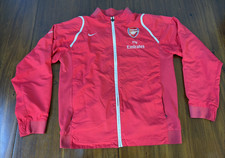 Arsenal Nike FC Fly Emirates Red Sideline Track Jacket Size XL Vintage