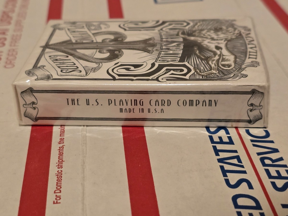 David Blaine Split Spades Black Limited 1st Edition Playing Cards