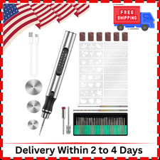 Engraving Pen with 34Bits Portable Engraving Pen Electric Cordless Tool