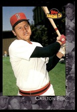Carlton Fisk 2001 Topps American Pie #15 Red Sox MLB READ FREE SHIP AutographDen