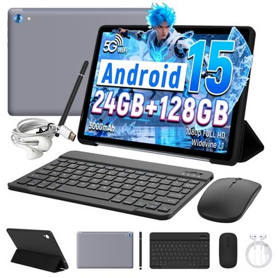 10.1 Zoll Octa-Core, 24GB+128GB 1280x800 HD IPS LCD Tablet 5000mAh WIFI 6 BT 5.3