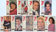 Lot 9 x Télé 7 Jours magazine 1980-81 Fanny Ardant Deneuve P-E Victor lot#18