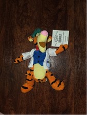 NWT The Disney Store Tigger Mad Scientist Beanbag Plush