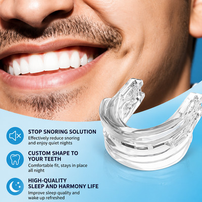Anti Snoring Bruxism Mouth Guard Teeth Bruxism Sleeping Apnea Guard Anti Snore M
