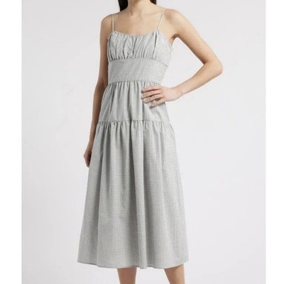 charles henry ruched tiered dress Charles Henry | Best dressed @anissaenstyle in the Tiered Midi Shirtdress.