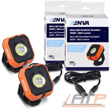 2x ENVA LED MINI FLUTLICHT STRAHLER 1000+350 ...