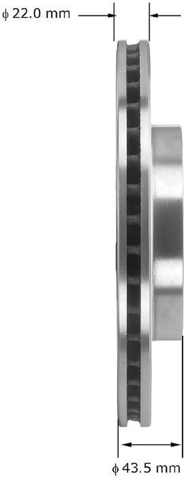 Rotor de freno de disco Bendix PRT5273 BENDIX para Ford Focus 00-04 Foto 3 de 4