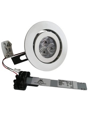 Iguzzini 3.m325.701.0 adjustable spotlight laser pixel d. 104mm 3 LED 2.2W Warm 