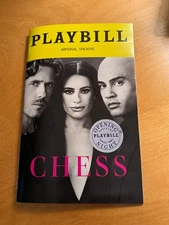 CHESS Playbill OPENING NIGHT Lea Michele Aaron Tveit Nicholas Christopher