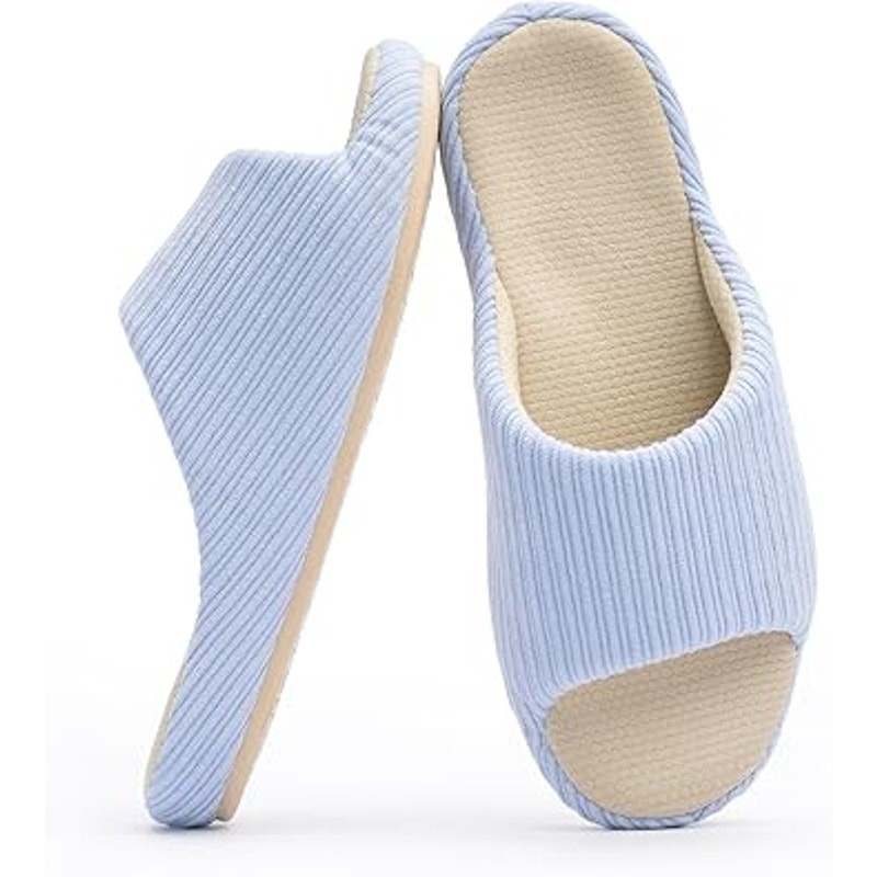 SAOLA Nuove ciabatte Chantomoo donna 9 10 blu chiaro memory foam suola gomma slide on