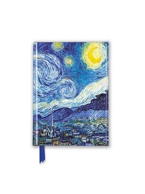 Flame Tree Studio - Vincent van Gogh Sternennacht foliert Pocket Jour - H245z