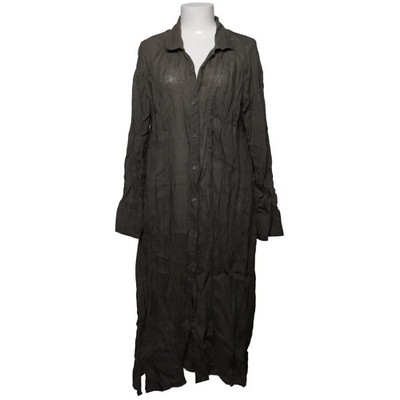 Massimo Dutti, Blusenkleid, Größe: L, Grau, Leinen, Damen #gQW